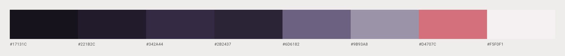Palette: plum dark